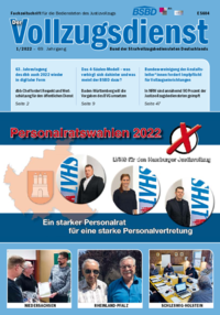 Der Vollzugsdienst 1/2022